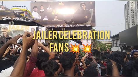 Jailer Celebration Fdfs Fans Blast YouTube