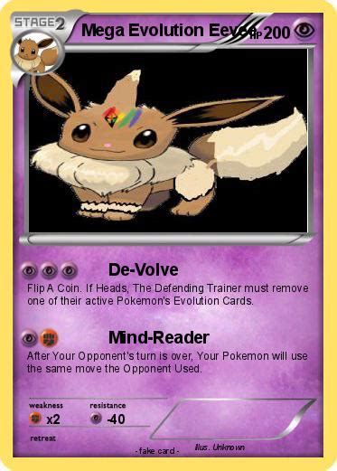 Pokémon Mega Evolution Eevee - De-Volve - My Pokemon Card