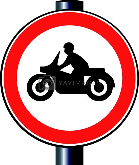 Motorcycle Traffic Sign By Bigalbaloo Vectors And Illustrations Free