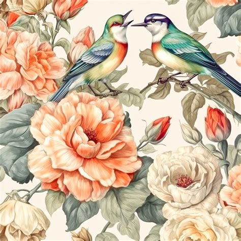 Birds Among The Peonies Sparkbird Studios S Ko Fi Shop Ko Fi