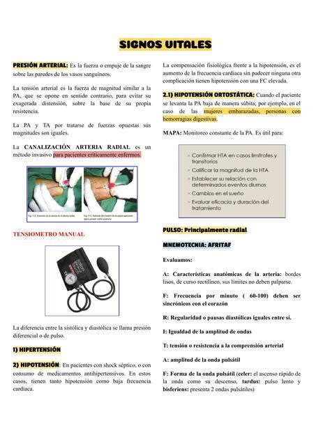 Signos Vitales Semiología General Piero Vega Udocz