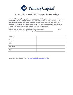 Fillable Online Compensation Form Fax Email Print - pdfFiller 