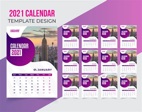 Desk Calendar Template Design 2021 Free Download by Asadul Ripon on Dribbble