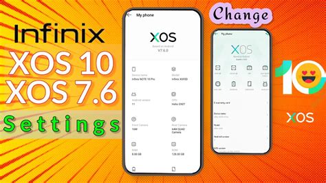 Infinix XOS 10 Settings Change To XOS 7 6 Settings Get Back Memory