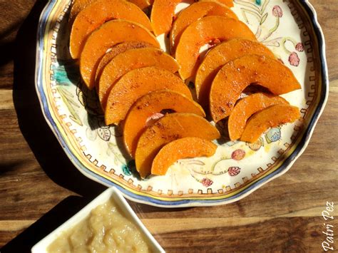 Calabaza a la Plancha a la Canela acompañada de Mermelada de Cebolla