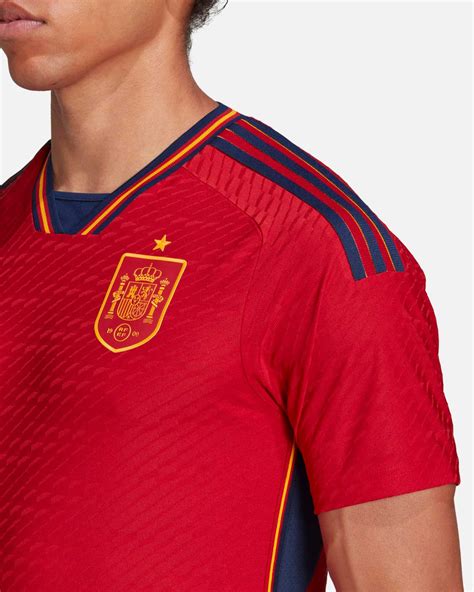 Camiseta 1ª España Authentic para el Mundial Qatar 2022 para Hombre