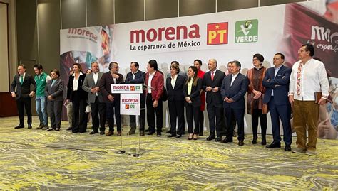 Morena PT Y PVEM Anuncian Alianza Para Las Elecciones Del Edomex