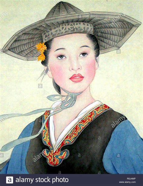 Beautiful Vintage Oriental Chinese Art Stock Photo Alamy