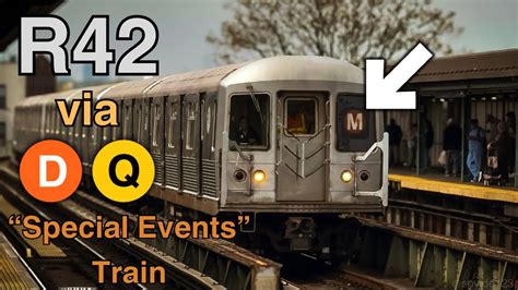 Nyc Subway R Special Events Train Running Over The D Q