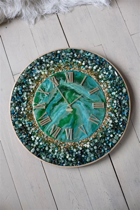 Wall Clock Marble Watch Amazing Watch Art Piece Unique Etsy