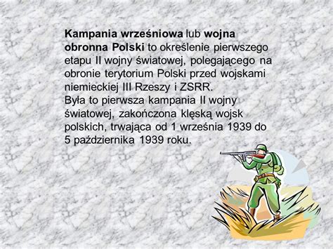 II WOJNA ŚWIATOWA Kampania wrześniowa ppt pobierz