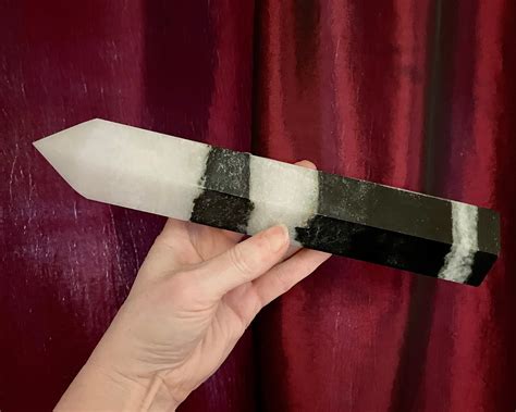 Lb Tai Chi Stone Or Yin Yang Jasper Obelisk Pillar Tower Point Wand