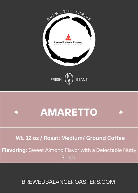 Indulge in Aromatic Amaretto-Flavored Coffee for Almond Lovers – Brewed