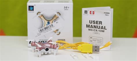 Cheerson CX-10W: Micro drone with WIFI camera - First Quadcopter