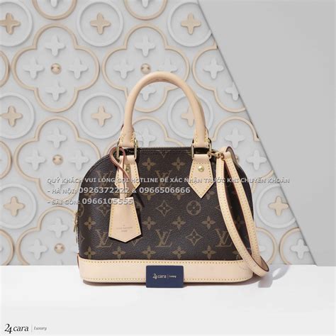 LOUIS VUITTON ALMA BB MONOGRAM CANVAS BAG