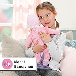 Baby Annabell Active Annabell 43cm Weiche Puppe Mit Funktionen Und