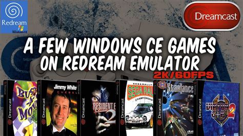 Dreamcast Windows Ce Games On Redream Emulator K Fps Youtube