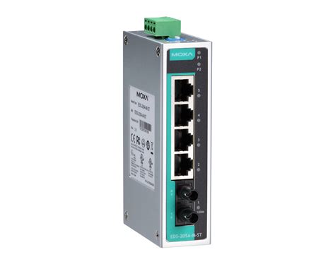 Moxa EDS 205A M ST Industrial Ethernet Switches