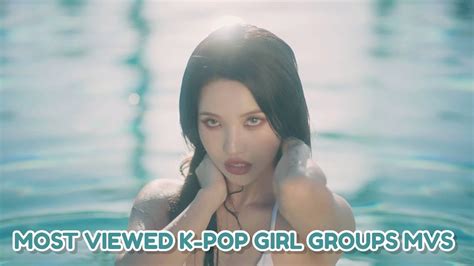 TOP 50 MOST VIEWED K POP GIRL GROUPS MVS OCTOBER 2023 YouTube