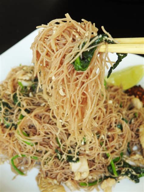 Pad See Ew Noodles with Chicken - Healthy Thai Recipes