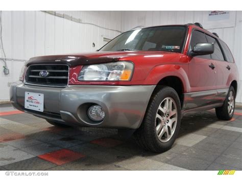 2005 Cayenne Red Pearl Subaru Forester 2 5 XS L L Bean Edition