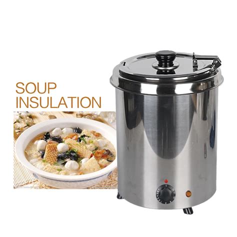 Commercial 5.7L Big Stainless steel Soup Pot Cooking Pots Kitchen Soup ...