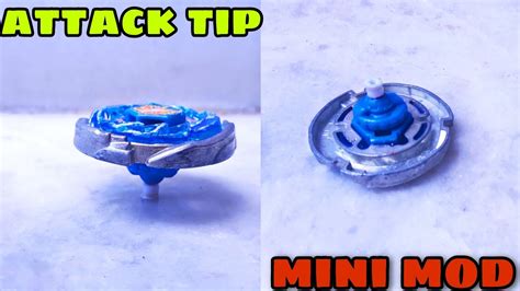 How To Make Attack Type Beyblade Tip With Plastic Beyblade Mini Mod