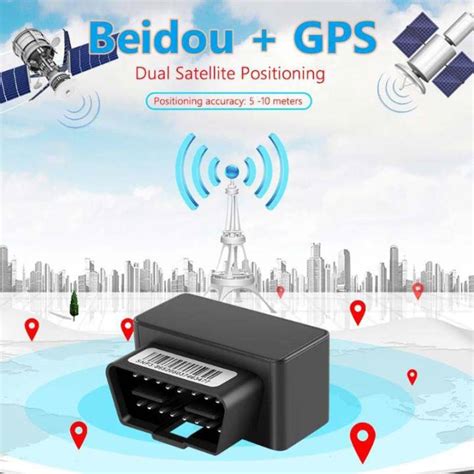 Mini Gps Tracker 16pin Obd2 Plug Car Anti Theft Tracker Obd Ii Gsm Gps