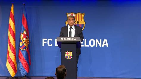 Vídeo Rueda de prensa de Joan Laporta