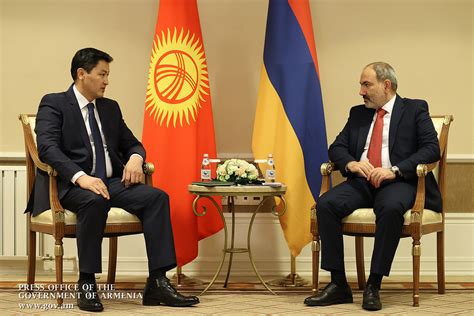 Pm Pashinyan Meets With Kyrgyz Counterpart In Almaty Press Releases