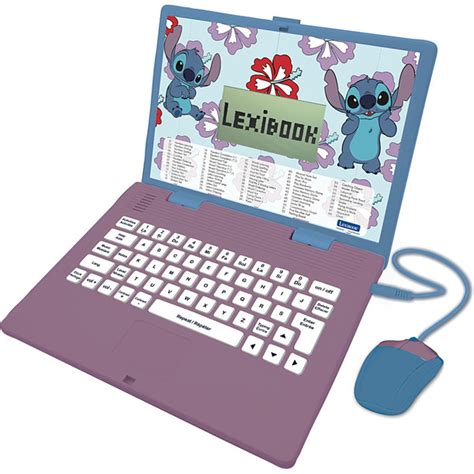 Ordinateur Ducatif Bilingue Disney Stitch Lexibook King Jouet