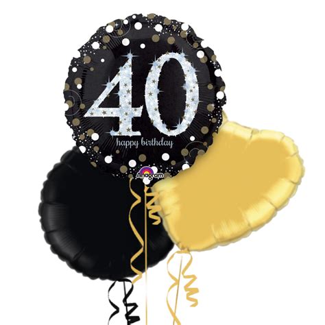 Vibrant 40th Birthday Balloons | Celebrate Four Decades of Life ...