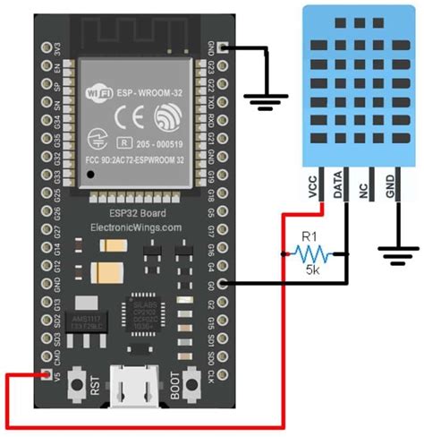 Esp32 Arduino With Dht11 Sensor Connection Everythingesp NBKomputer