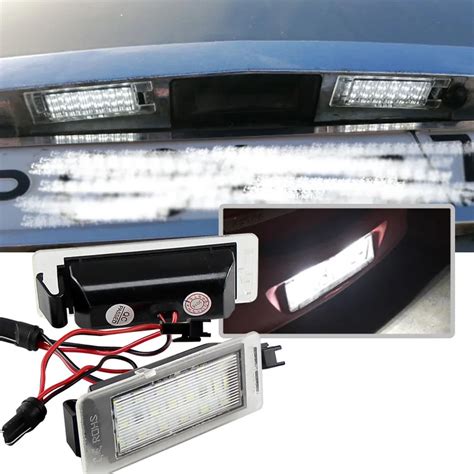 L Mpara De Luz LED Para Placa De Matr Cula Accesorio Para Opel Mokka