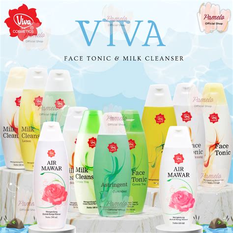 Jual Pamelo VIVA MILK CLEANSER SUSU PEMBERSIH VIVA FACE TONIC