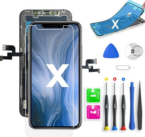 Hoonyer Écran iPhone X LCD Ecran Tactile Digitizer Assembly avec Kit