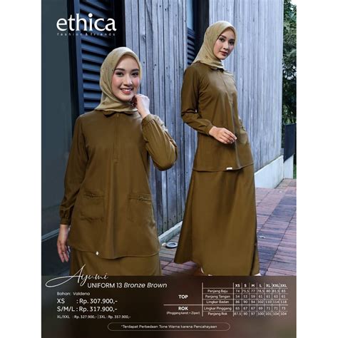 Jual ETHICA AYUMI UNIFORM 13 BRONZE BROWN AYUMI UNIFORM BRONZE BROWN