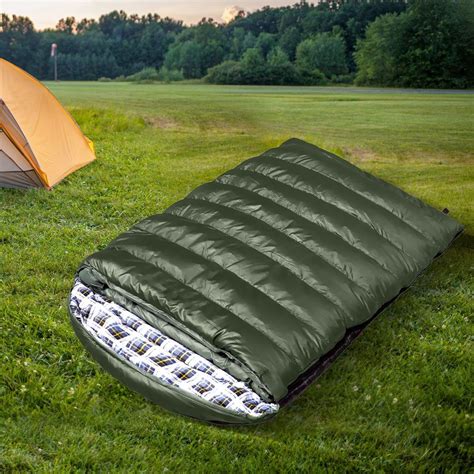 Mountview Sleeping Bag Double Bags Outdoor Camping Hiking Thermal -10℃ Tent - Camping Co