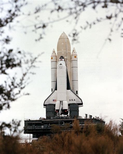 Today In 1980 The Space Shuttle Columbia Was Moved To The Launch Pad For Sts 1 The Maiden