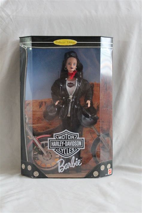 Barbie Harley Davidson Doll Mattel 22256 Nrfb 1998 Brunette