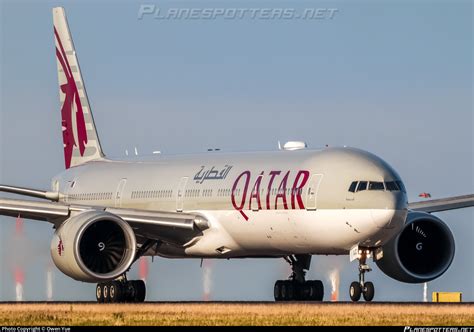 A7 BAC Qatar Airways Boeing 777 3DZER Photo By Owen Yue ID 1241917