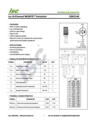 Sk Mosfet Datasheet Equivalente Reemplazo Hoja De