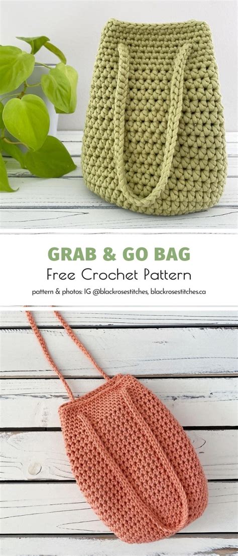 Drawstring Bucket Bag Free Crochet Patterns Your Crochet Off