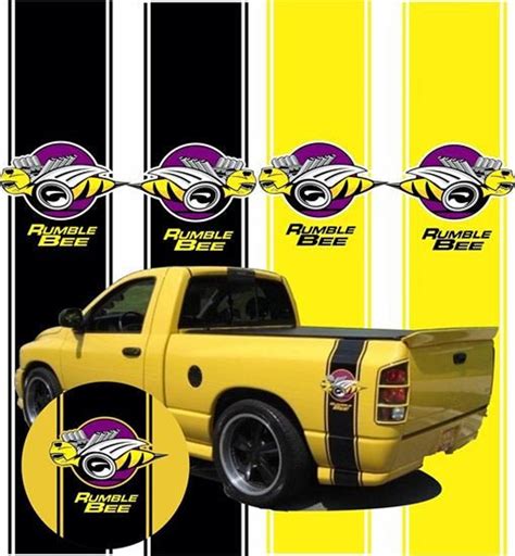 Dodge Ram Rumble Bee Side Stripes Stickers Etsy