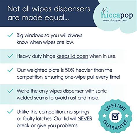 Hiccapop Diaper Wipes Dispenser Baby Wipes Case Purchase