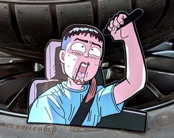 Initial D The Mt Akina Sticker Pack Includes Takumi Bunta And Itsuki