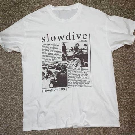 Slowdive T Shirt Designed Sold By Printerval In Vintage Shirts