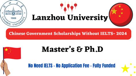 Lanzhou University Chinese Government Scholarships Without Ielts