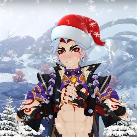 Genshin Impact Christmas Arataki Itto Pfp Icons Character In