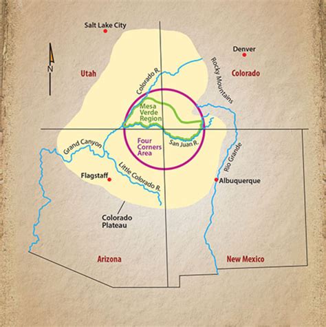 Ancient Pueblo Map